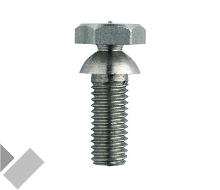 T HEAD BOLT M6 M8 M10 M12 SECURITY SHEAR NUTS A2 STAINLESS USE WITH OUR SADDLE 